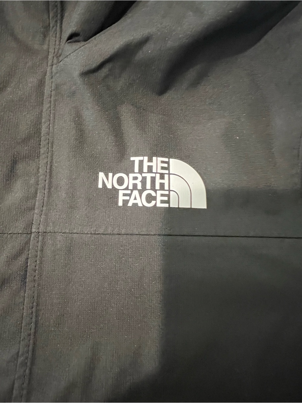 The North Face Black Hooded Raincoat Jacket boys 7-8 - Picture 7 of 12